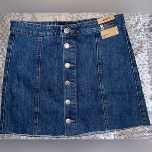 Aeropostale High Rise Denim Mini Skirt
